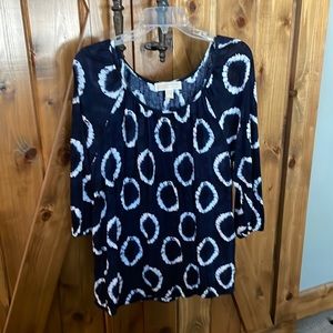 Cute blue and white blouse